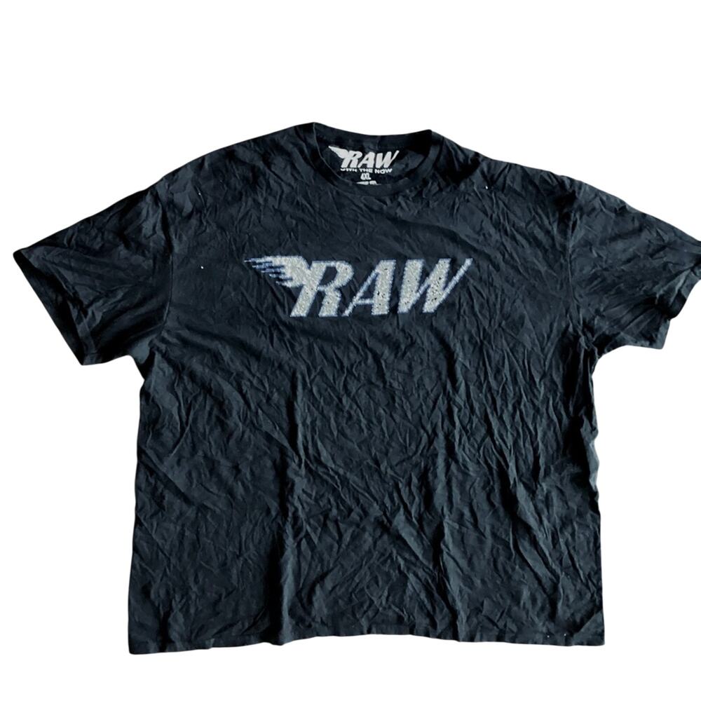 RAWALTY BLING - RAW BLACK / SILVER TEE